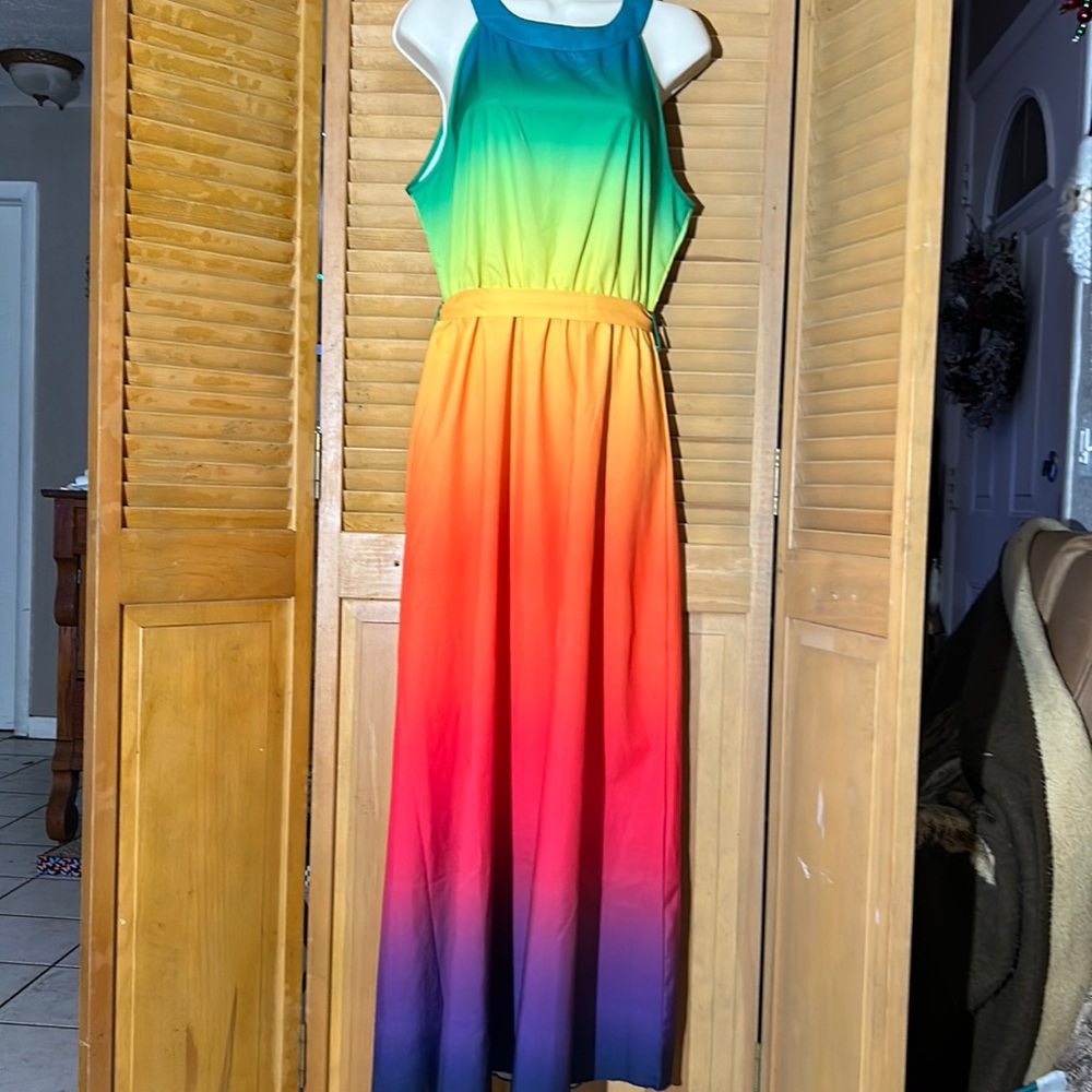 Rainbow Summer Dress